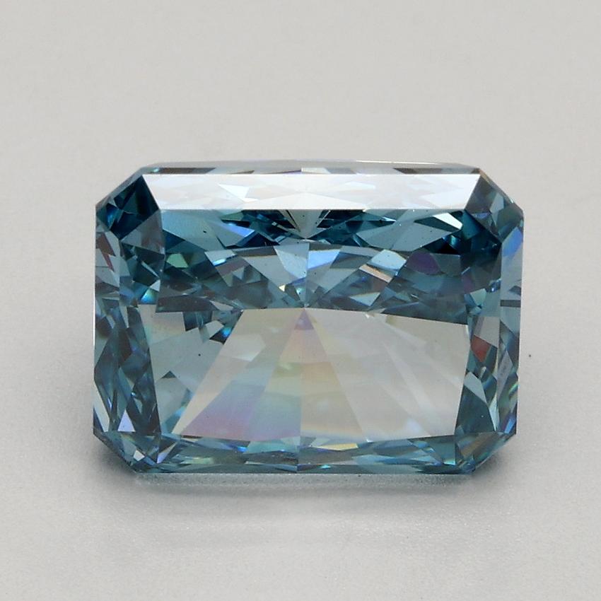 2.54 Ct. Fancy Vivid Blue Radiant Lab Grown Diamond