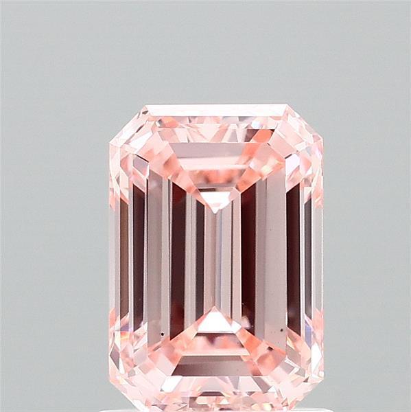 1.39 Ct. Fancy Vivid Pink Emerald Lab Grown Diamond