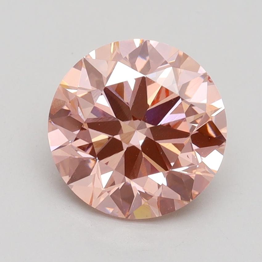 2.00 Ct. Fancy Intense Pink Round Lab Grown Diamond
