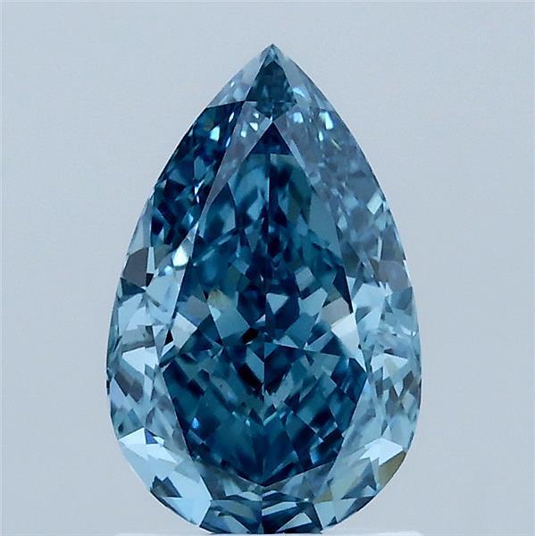 1.50 Ct. Fancy Vivid Blue Pear Lab Grown Diamond