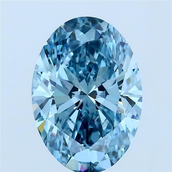 2.25 Ct. Fancy Blue Oval Lab Grown Diamond