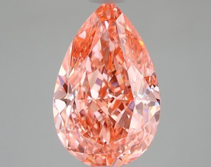 3.12 Ct. Fancy Pink Pear Lab Grown Diamond