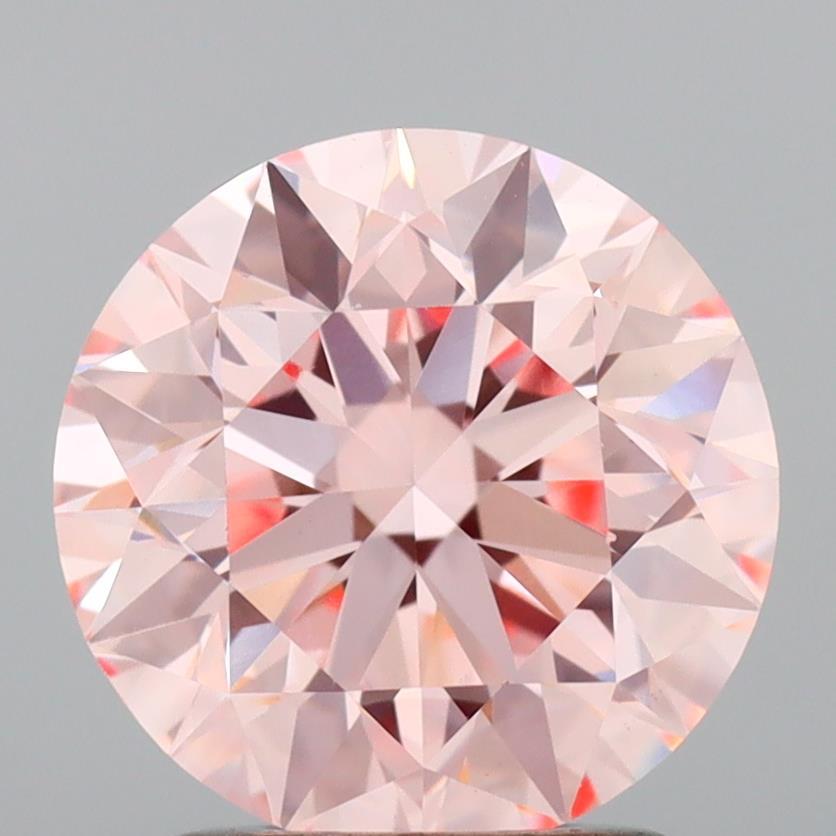 1.87 Ct. Fancy Intense Pink Round Lab Grown Diamond