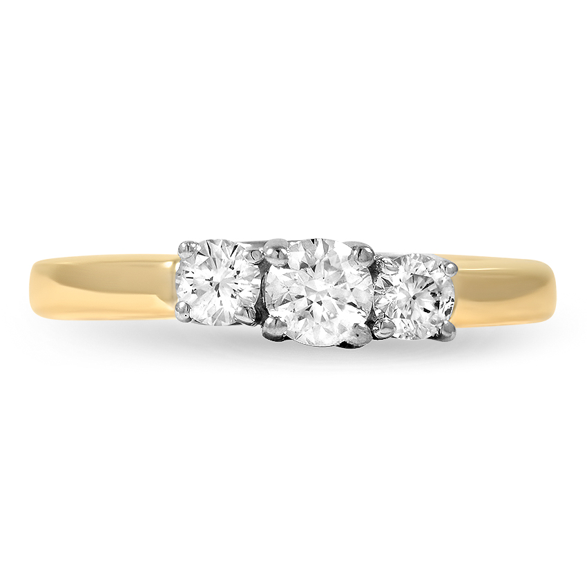 Modern Diamond Vintage Ring