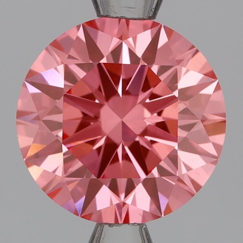 2.07 Ct. Fancy Vivid Pink Round Lab Grown Diamond