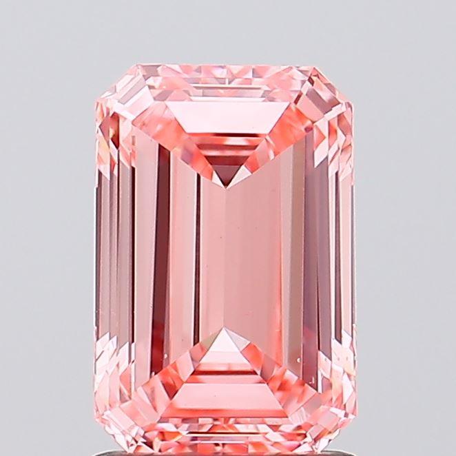 1.50 Ct. Fancy Vivid Pink Emerald Lab Grown Diamond