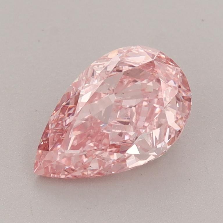 1.22 Ct. Fancy Vivid  Pink Pear Lab Grown Diamond