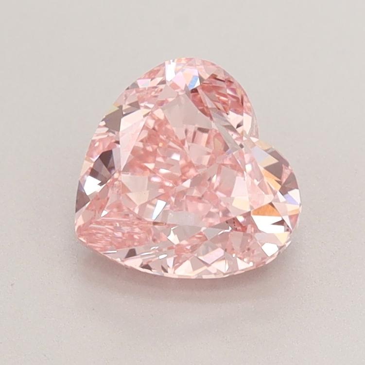 1.52 Ct. Fancy Vivid  Pink Heart Lab Grown Diamond