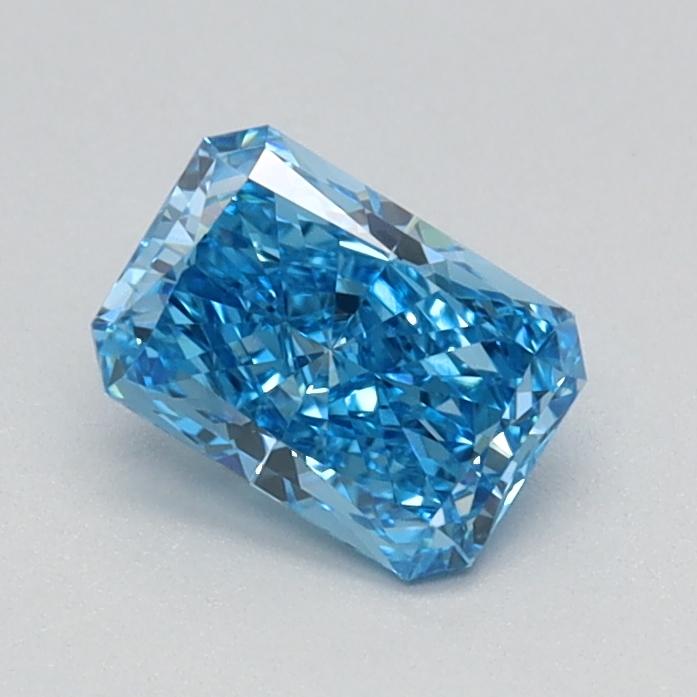 0.54 Ct. Fancy Vivid Blue Radiant Lab Grown Diamond