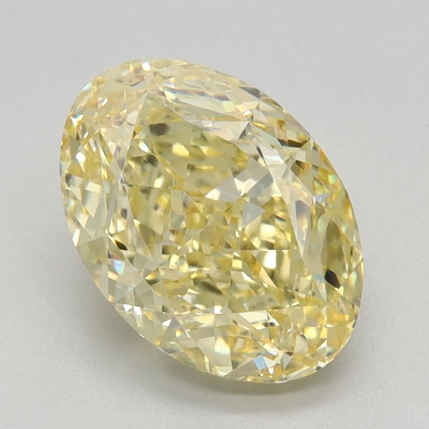 2.47 Ct. Fancy Intense Yellow Oval Lab Grown Diamond