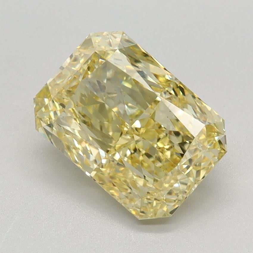 1.74 Ct. Fancy Vivid Yellow Radiant Lab Grown Diamond