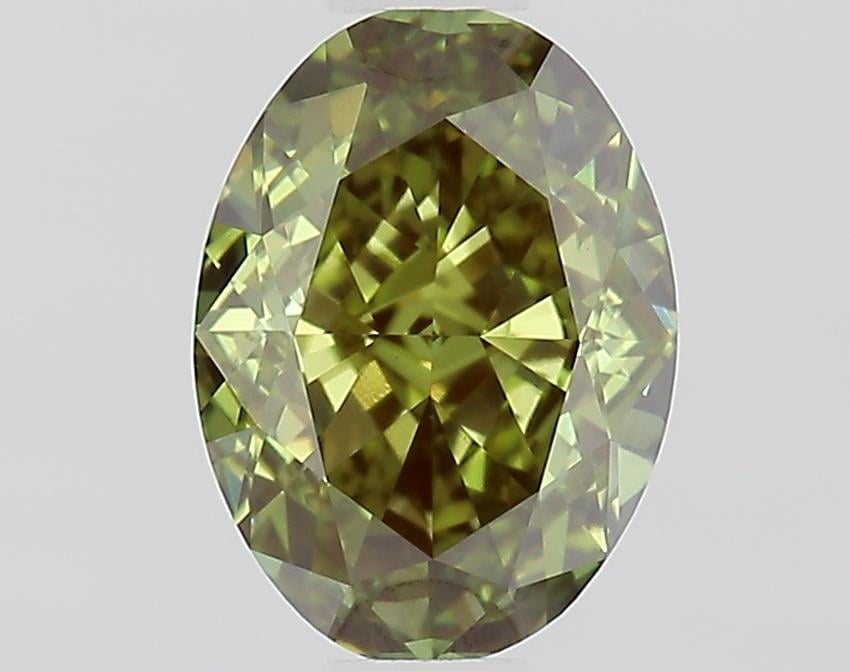 1.02 Ct. Fancy Grey Green Oval Lab Grown Diamond