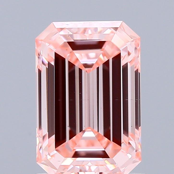 1.52 Ct. Fancy Vivid Pink Emerald Lab Grown Diamond