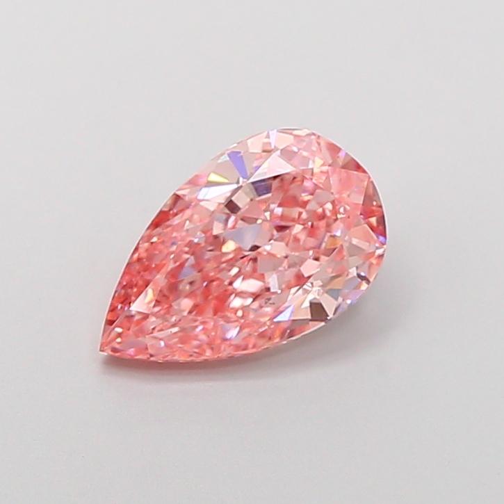 2.08 Ct. Fancy Vivid Pink Pear Lab Grown Diamond