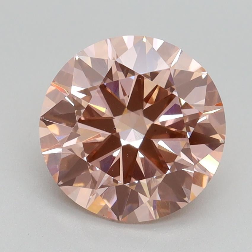 2.30 Ct. Fancy Intense Pink Round Lab Grown Diamond