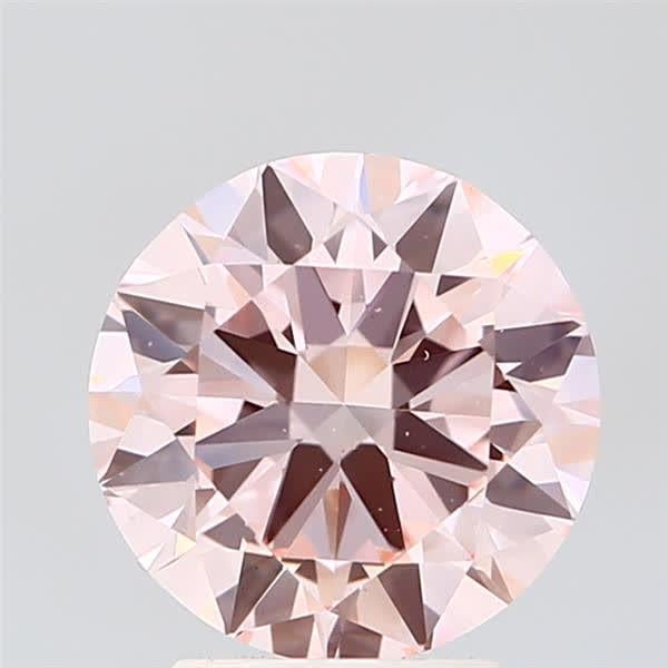 3.00 Ct. Fancy Intense Pink Round Lab Grown Diamond