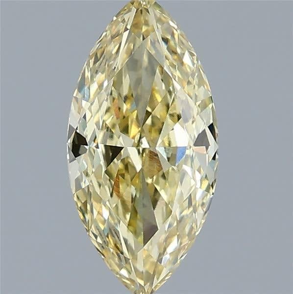 1.57 Ct. Fancy Intense Yellow Marquise Lab Grown Diamond