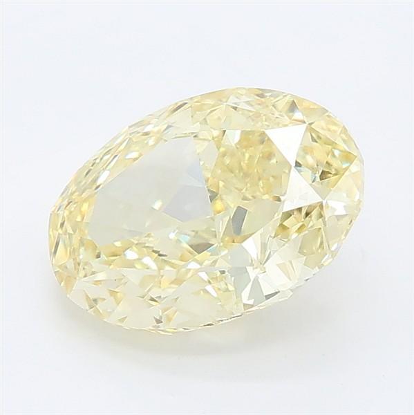 2.25 Ct. Fancy Intense Yellow Oval Lab Grown Diamond