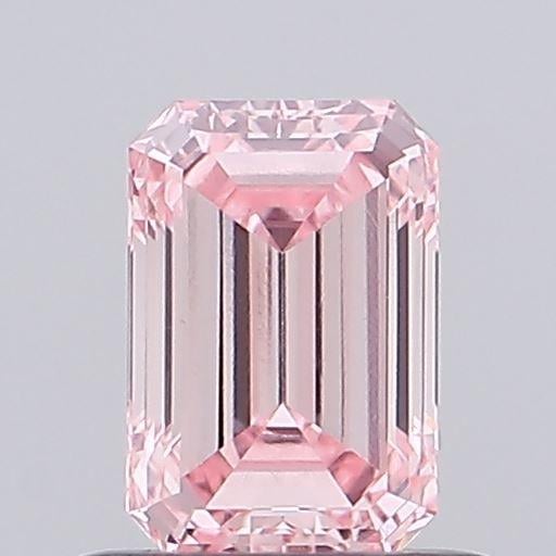 0.63 Ct. Fancy Intense Pink Emerald Lab Grown Diamond