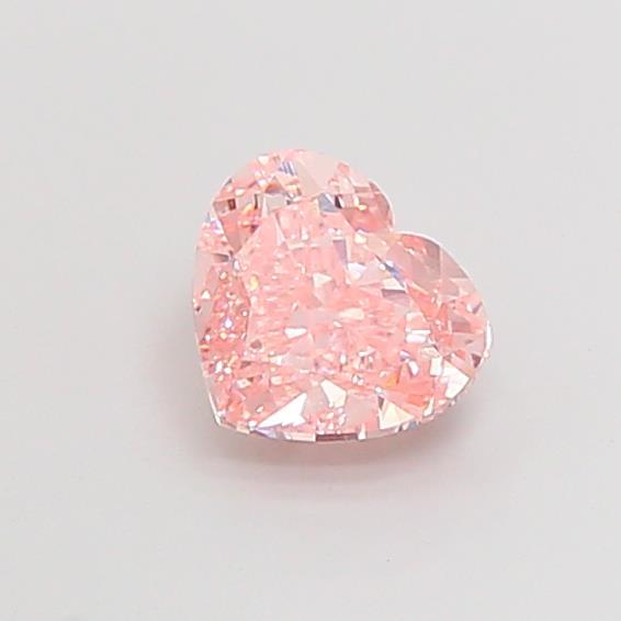 2.50 Ct. Fancy Intense Pink Heart Lab Grown Diamond