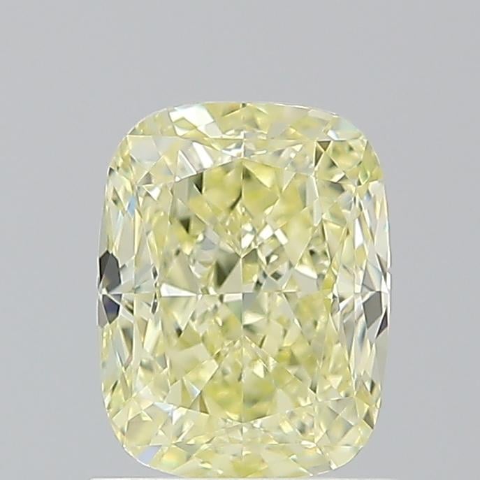 1.50 Ct. Fancy Light  Yellow Cushion Diamond