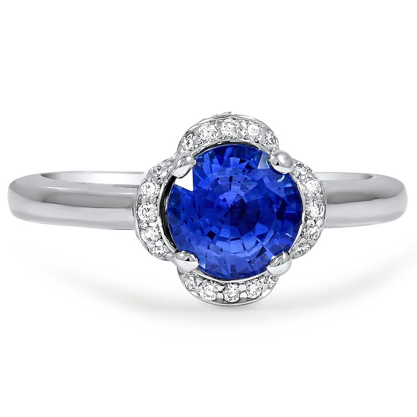 Modern Sapphire Vintage Ring | Cyndy | Brilliant Earth