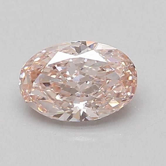 0.93 Ct. Fancy Intense Pink Oval Lab Grown Diamond