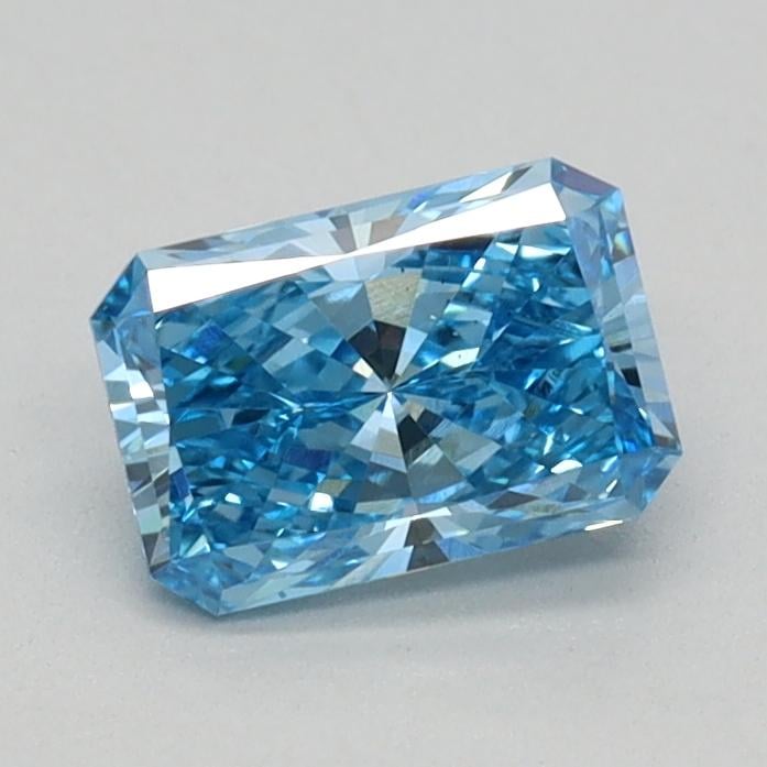 0.56 Ct. Fancy Vivid Blue Radiant Lab Grown Diamond
