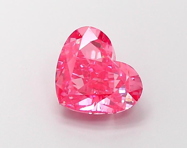 2.03 Ct. Fancy Pink Vivid Heart Lab Grown Diamond
