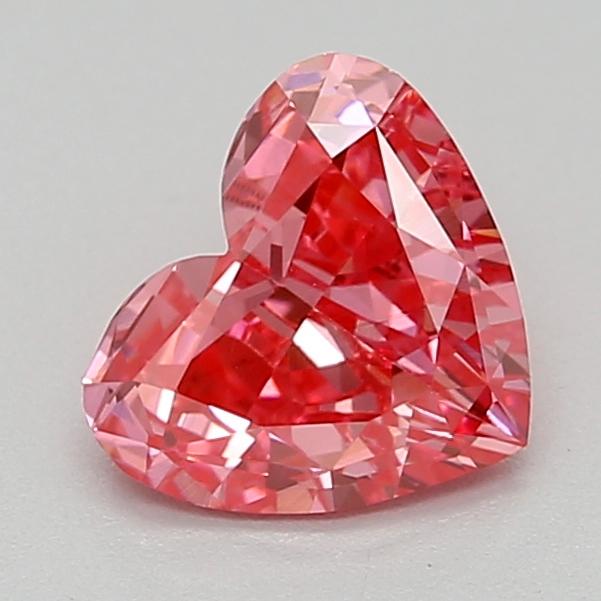 0.47 Ct. Fancy Vivid  Pink Heart Lab Grown Diamond