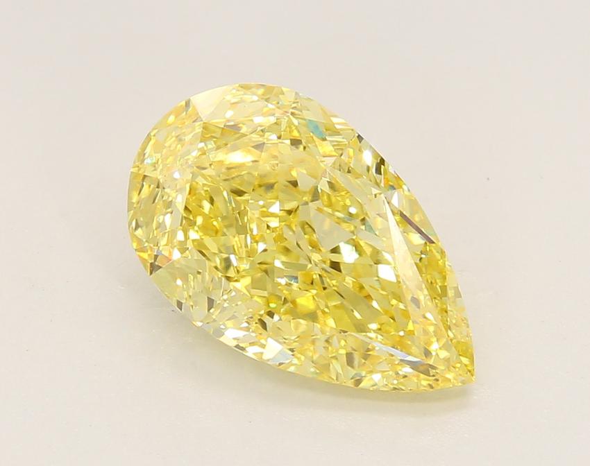 4.15 Ct. Fancy Vivid Pink Pear Lab Grown Diamond
