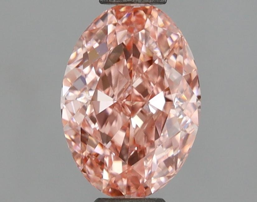 1.01 Ct. Fancy Vivid Pink Oval Lab Grown Diamond