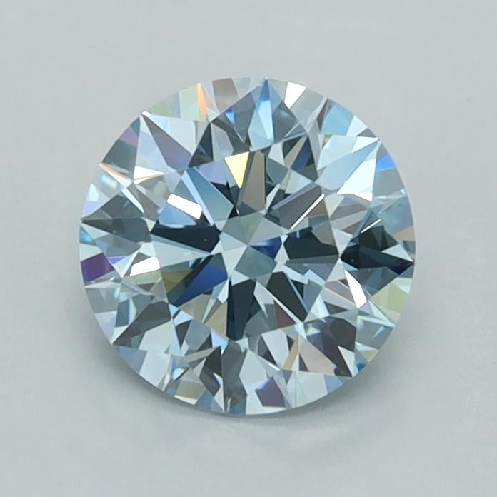 1.03 Ct. Fancy Intense  Blue Round Lab Grown Diamond