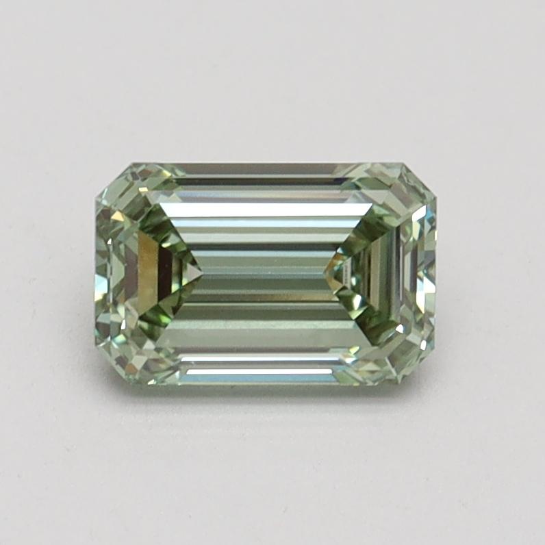 0.89 Ct. Fancy Intense Green Emerald Lab Grown Diamond