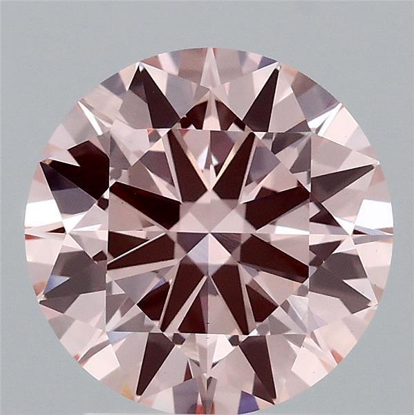 2.40 Ct. Fancy Intense  Pink Round Lab Grown Diamond