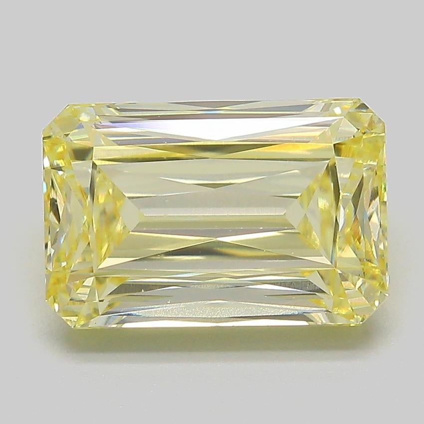 5.00 Ct. Fancy  Yellow Radiant Lab Grown Diamond