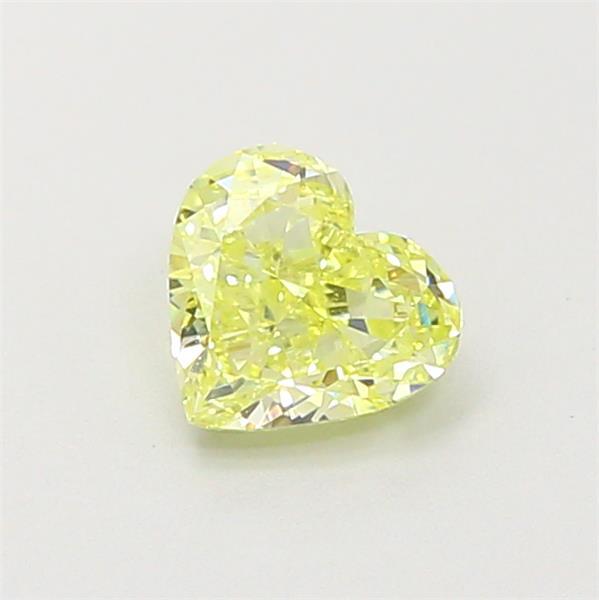 0.58 Ct. Fancy  Yellow Heart Lab Grown Diamond
