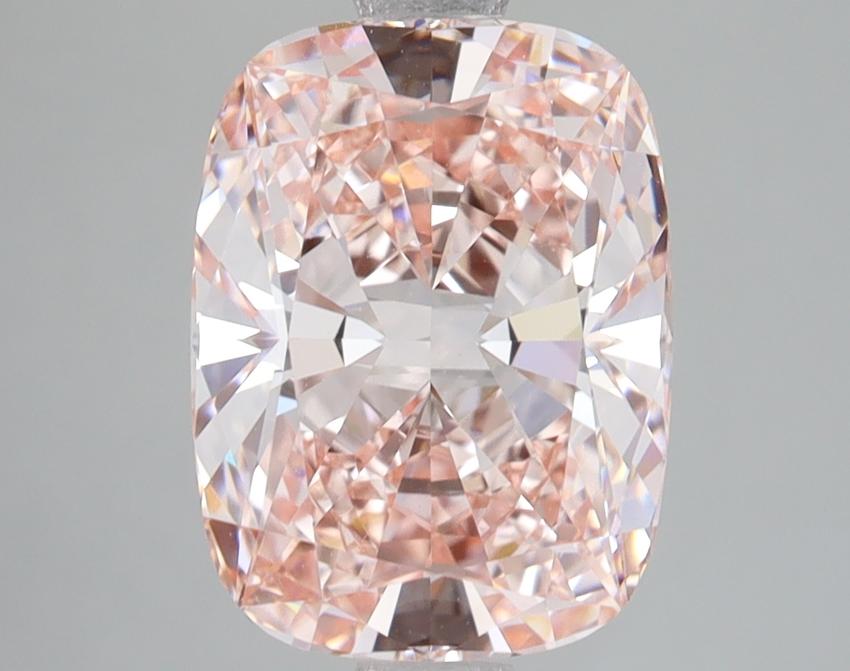 3.50 Ct. Fancy Intense Pink Cushion Lab Grown Diamond