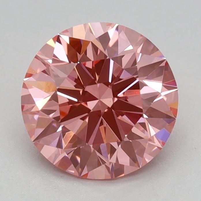 1.02 Ct. Fancy Vivid Pink Round Lab Grown Diamond