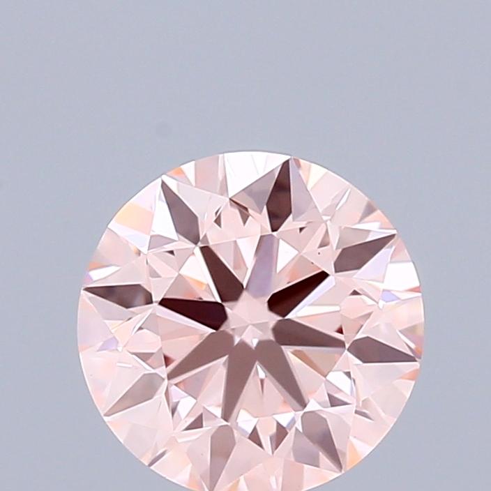 0.96 Ct. Fancy Intense Pink Round Lab Grown Diamond