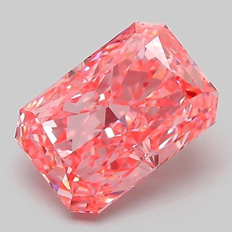 2.05 Ct. Fancy Vivid Pink Radiant Lab Grown Diamond