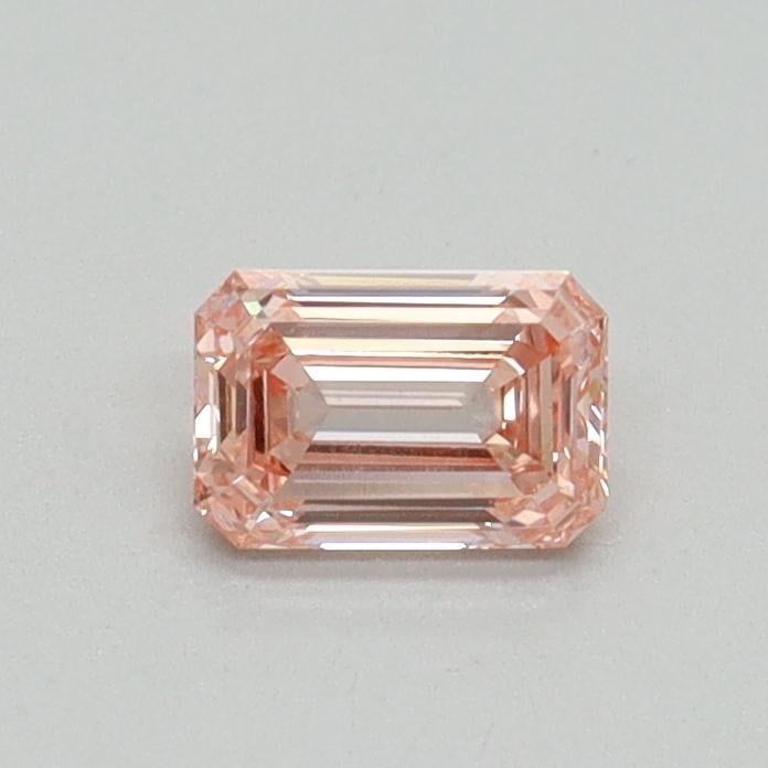0.37 Ct. Fancy Vivid Pink Emerald Lab Grown Diamond