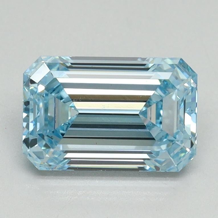 1.60 Ct. Fancy Intense Blue Emerald Lab Grown Diamond
