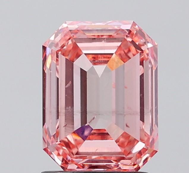 2.05 Ct. Fancy Intense  Pink Emerald Lab Grown Diamond