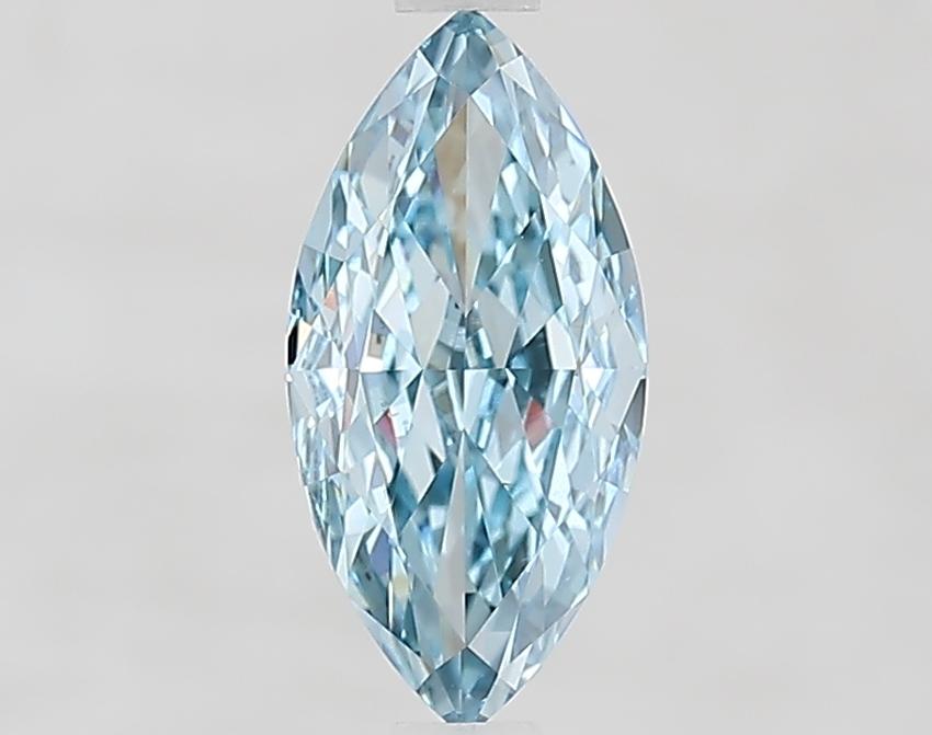 1.36 Ct. Fancy Vivid Blue Marquise Lab Grown Diamond