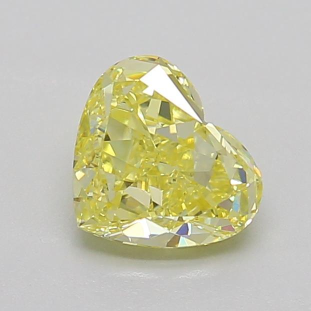 1.00 Ct. Fancy Yellow Heart Lab Grown Diamond