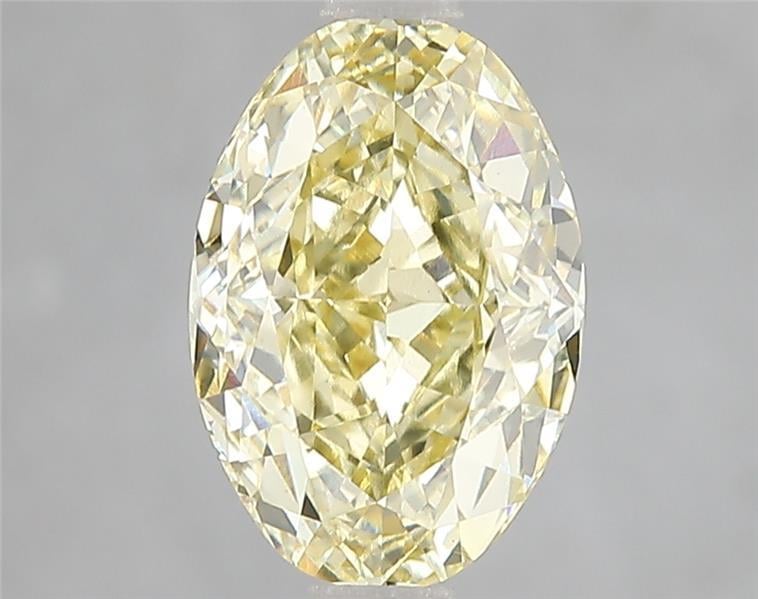 2.73 Ct. Fancy Intense Yellow Oval Lab Grown Diamond
