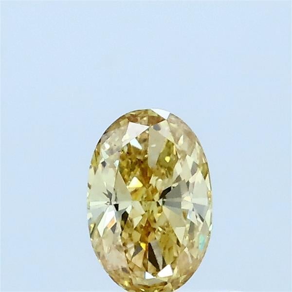 0.36 Ct. Fancy Yellow Oval Lab Grown Diamond