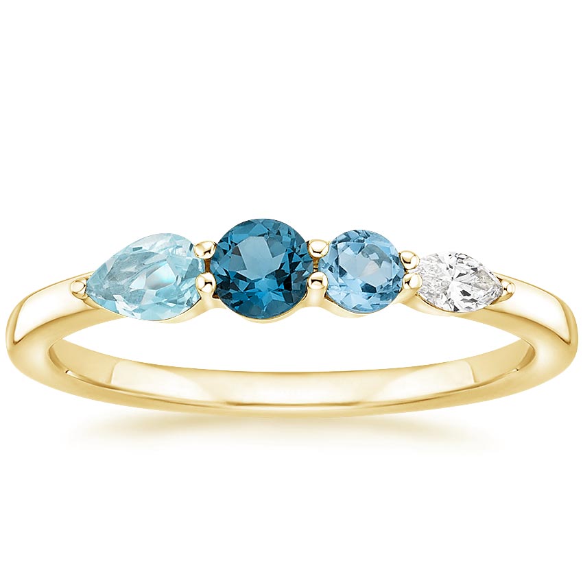Rose gold diamond engagement ring with surprise diamond details