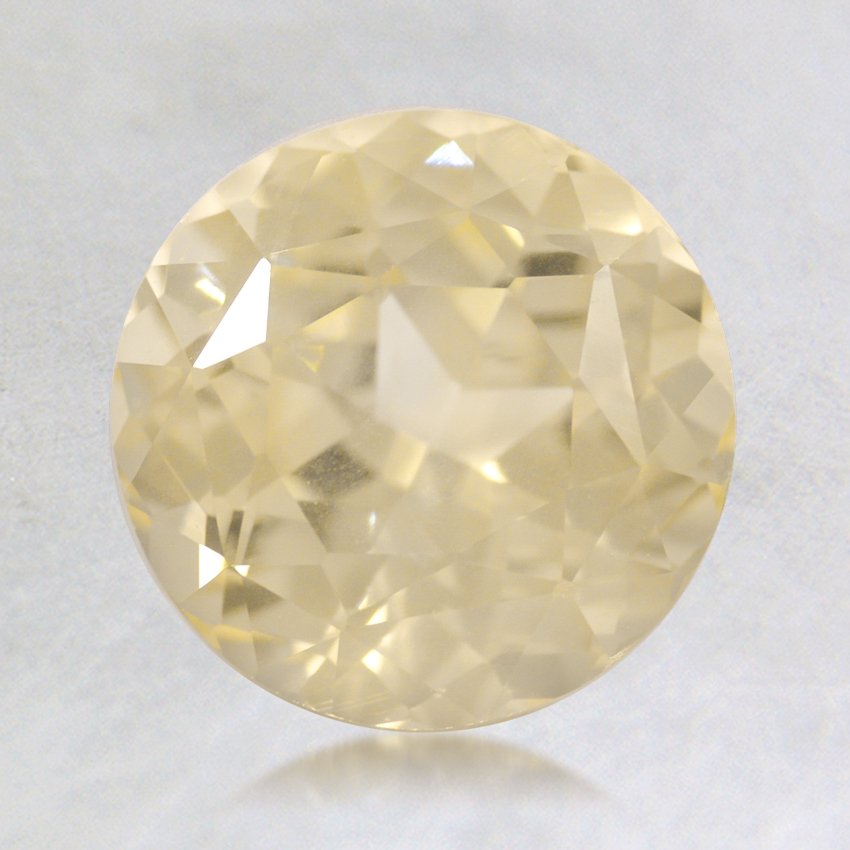 7.5mm Yellow Round Sapphire